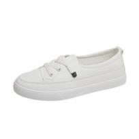 Mada Mada Nauji Batai su Žema Platforma Moteriški Batai Moteriški Odiniai Atsitiktiniai Basakojai Maži Balti Plokšti Įslystami Batai Sapatos Feminino 40 smėlis