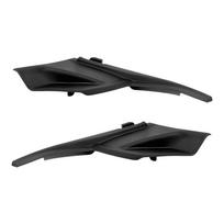 Priekinio stiklo valytuvo gaubto prailginimo apdailos dangteliai 53866-08020 53867-08020 Plastikiniai skydelio dangteliai Kairės ir dešinės pusės Rinkinys 2 vnt. black