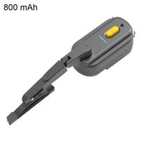 Universal Rechargeable Motorcycle Helmet Wiper Waterproof Swing 800mAh Helmet Wiper 1200mAh Windshield Range 170° Electric N8B9 gray