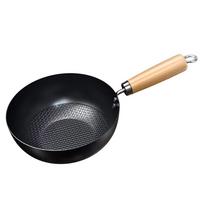 Mini Non Stick Flat Bottom Wok Pan Home Wok for Gas Stove Ergonomic Handle Wide Range of Use Outstanding Workmanship