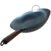 Home Wok Griddle Cookware Accessories Cooking Utensils Chinese Iron Heavy Duty Non Stick Fry Pan 55X32CM