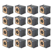 16 Pack Dust Bags for Eufy Clean X8 Pro / X10 Pro Omni Robot Vacuum Self-Empty Station, Large Capacity Disposable Bags CHINA