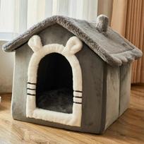 Foldable Dog House Kennel Bed Mat For Small Medium Dogs Cats Winter Warm  Nest Pet Products Basket Pets Puppy Cave Sofa M within 7.0kg pet