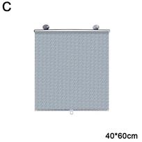 Universal Roller Blinds Suction Cup Shade Blackout Car -shading Office Kitchen Curtain Nail-free Bedroom L1j5