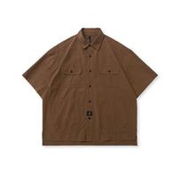 Retro Shirt Men'S Summer Outfit Hong Kong Style Student Loose And Niche Design Fun New Men'S Top For Outdoor Wear M