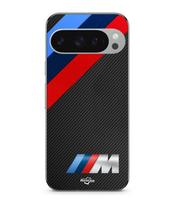 Dėklas - MANIACASE - Google Pixel 9 Pro - Juodas - Lankstus - BMW M Power logotipas juoda