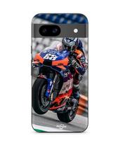 Case - MANIACASE - Google Pixel 8a - Silicone - Black - MIGUEL OLIVEIRA MOTO GP 88 juoda