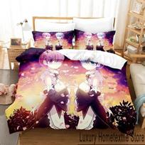 3D Print Anime Re Zero Rem Ram Emilia Bedding Set Boys Girls Twin Queen King Size Duvet Cover Pillowcase Bed boys Adult 70x133cm 2pcs