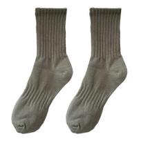 1 pora unisex kojinių grynos spalvos megztos vidurio vamzdelio kulkšnies apsauga Minkštos, didelio elastingumo neslystančios, šiltos, bekvapės, prakaito sugėrimas suaugusiesiems, keturi sezonai žalia