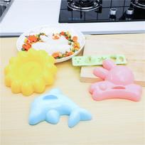 Dolphin Rice Mold 4-piece Rabbit Cartoon Baby Rice Ball Mold Children's Bento Sushi DIY Mold yellow
