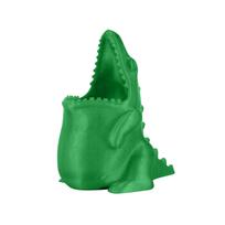 3D spausdintas dinozauro formos rašiklių laikiklis, stalinis laikytuvas, markerių dinozauro laikymo kibirėlis One Size