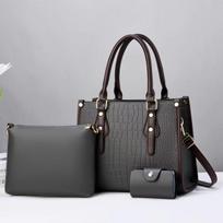Large Capacity Womens Crossbody Composite Bag High Quality Shoulder Tote Bags Women Fashion Handbags 3 Piece Set Women's Bag beige