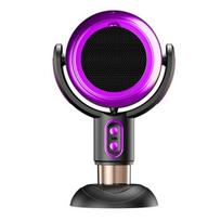 Smoke Fan for Indoors Portable Puff Chill Fan with Super Suction Smoke Purifier Filters violetinė