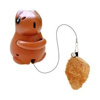 Išmanus pakeliamas katės žaislas augintiniams Elektrinis voveraitės kabantis katės kamuolys Katės savigaižos ir nuobodulio malšinimo artefaktas 10*7*8cm brown