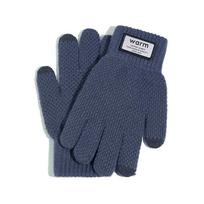 Žieminės vyriškos žieminės dviračių nuo šalčio studentų megztos šiltos vyriškos ir moteriškos vilnonės pirštinės su jutikliniu ekranu rudenį ir žiemą su pliusuotu aksomu ir pastorinimu average size gray