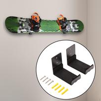 Snowboard Display Rack Garage Hook with Screws Easy Installation Portable Kayak Hanger Skateboard 9.5cm white