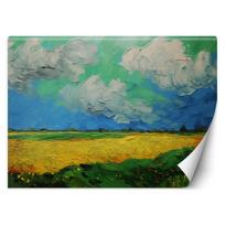 Wallpaper Field of wheat - V. van Gogh 100x70 geltona