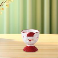 Christmas Egg Cup Holder Ceramic Kitchen Gadget Gift Stand Organizer for Style B beige