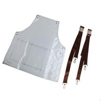 Chef Apron Brewer Comfortable Waterproof Baking Grilling for Hairdressing Beauty Brown 30 Thickness