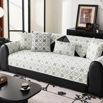 Summer Printed Ice Silk Sofa Cover Anti-slip Skin Friendly Living Room Sofa Cooler Cushion Sofa Cover Fabric Art Cushion Cover 70x70