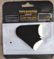 Itin plonos sidabrinio pluošto belaidžio žaidimų pirštų rankovės – neprakaitui atspari dviguba dalis, skirta mobiliesiems žaidimams Carbon fiber edge juoda