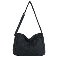 Large bag  versatile crossbody bag  unique shoulder bag  new fashion  autumn and winter white