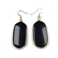 Women Errings Diamond Agates Earring Charms Eardrop for Elegant Women Wedding Party Clothes Jewelr ADM black