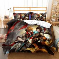 Ink Painting Duvet Cover Japanese Style Mount Fuji Comforter Cover Red Cherry Blossoms Print Bedding Set For Adults Teens Girls 140x210cm black