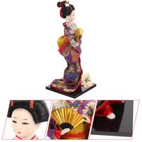 Japoniški Geišos Ornamentai Žaislai Mergaitėms Darbalaukio Lėlės Stiliaus Dekoracija Kūdikio Stalas Viešbutis 31X13X13CM
