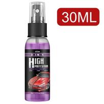 30ml/100ml Car Ceramic Coating Spray 3 in 1 Auto Nano Ceramic Coating Polishing Spraying Wax Car Paint Scratch Repair Remover black