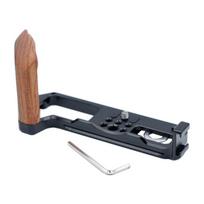 Camera Hand Grip for X-T4 Aluminum Alloy Video Bracket Accessories L Plate  Side Grip Quick Release Plate gray