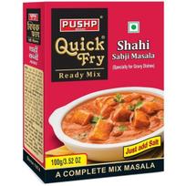 Pushp Brand Quick Fry Masala, Ready to Cook Quick Fry Shahi Sabji Masala (100g) (Pack of 1)