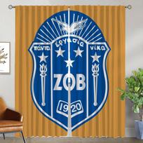 Zeta Phi Beta Lightweight Curtains for Living Room Curtain Shades Blackout Curtains 2 Pieces Partition Tulle for Bedroom Kitchen W50xH70cmx2pcs-CL
