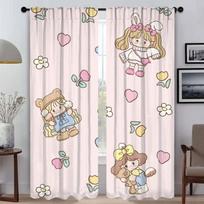 MikkoS Partition Blackout Curtain for Room 2 Panel Halloween Decoration Curtains Child Room Home Interior Curtains Shades Living W50xH70cmx2pcs-CL