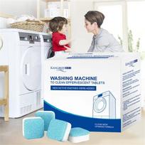 Washing Machine Cleaner Descaler-Deep Cleaning Tablets Washing Machine Cleaner Descaling Decontamination One Size gray