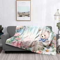 Namu dekoracija pliušinis užmetamas sofa antklodė lovatiesė lova pūkuota minkšta antklodė dekoras languotas modernus Helovinas linksmų Kalėdų žiema 30x40inch