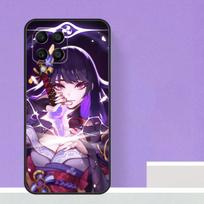 Genshin Impact Raiden Shogun For Samsung Galaxy M21 M51 M12 M32 M52 M13 M23 M33 M53 M34 M54 M30s M31s M15 M55 M20 Case Samsung M12 blue