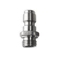 Foam Gun Nozzle + G1/4 Male/+ G1/8 Male Pressure Washer 1/4 Quick Release Plug Fitting Release Plug Fitting Car Wash Accessories gray