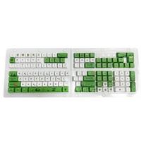 125 Keys Green  Keycaps XDA Profile 9.5mm Thick PBT Keycap For 61/87/104/108 Layout Mechanical Keyboard Keycaps