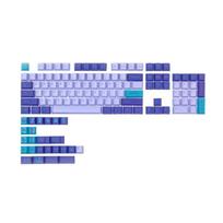 128 Keys/set  Profile Steam Wave Keycap PBT Dye Sublimation for Key s For Mechanical Keyboard  Mx Gateron