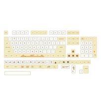 138 Keys PBT Keycaps DA Profile DYE SUB Personalized Cute Corgi Theme Keycap For  MX h Mechanical Keyboard