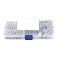 165pcs Stainless Steel SS304 Nylon Insert Locknut Assortment Kit M3 M4 M5 M6 M8 M10 M12