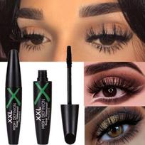 4D šilko pluošto tušas Atsparus vandeniui ilgalaikis tušas Black Eyelashes priauginamas tušas Kosmetika juoda