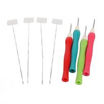 4 vnt. vėlimo adata įrankių rinkinys DIY rankdarbių siuvinėjimo rašiklis 1,6 mm skersmens ABS Motinos dienos dovana