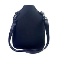 Piklbolo raketės krepšys moterims, crossbody teniso krepšys, vandeniui atsparus piklbolo raketės sling krepšys piklbolo priedams juoda