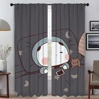 Bubu and Dudu Tulle for Bedroom Kitchen Curtains for Living Room Curtain Blackout Curtains 2 Pieces Shades Partition Elegant W50xH70cmx2pcs-CL