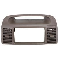 Center Dash Air Outlet Panel Car Front AC Air Vent Panel Assembly Bezel Replacement for Toyota Camry XV30 2001 to 2006
