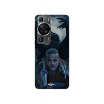 Coque Huawei P60 Vikings ragnar lothbrok corbeau Maniacase
