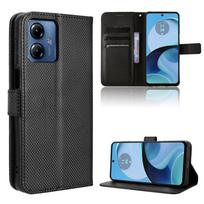 Flip Cover For Motorola G14/G54/G64/G84/G34/G04/G04S/G24/E14 Shockproof Durable Retro Leather Case for Motorola Moto G14 juoda