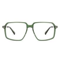 VINCENT CHASE AKINIAI Nulinio stiprumo Bluecut & Antiglare Kompiuteriniai Akiniai | Žalias Skaidrus Pilnas Rėmelis Kvadratinis | Vyrams Ir Moterims | | VC E000282 gray